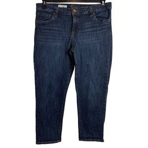 Kut From The Kloth Maggie Skinny Boyfriend Cropped Jeans Size 12